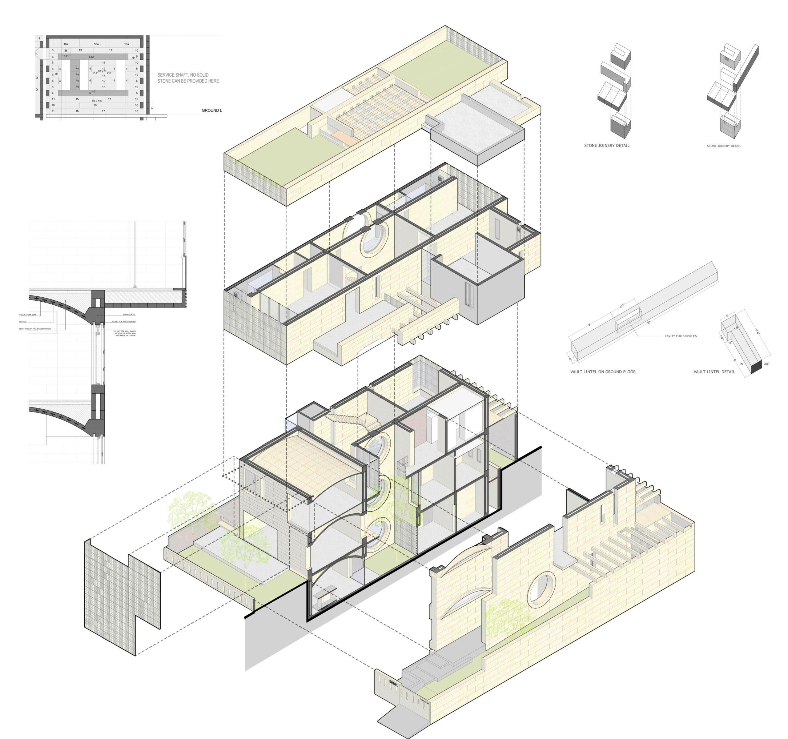 The House of Solid Stone, Jaipur, by Malik Architecture 29