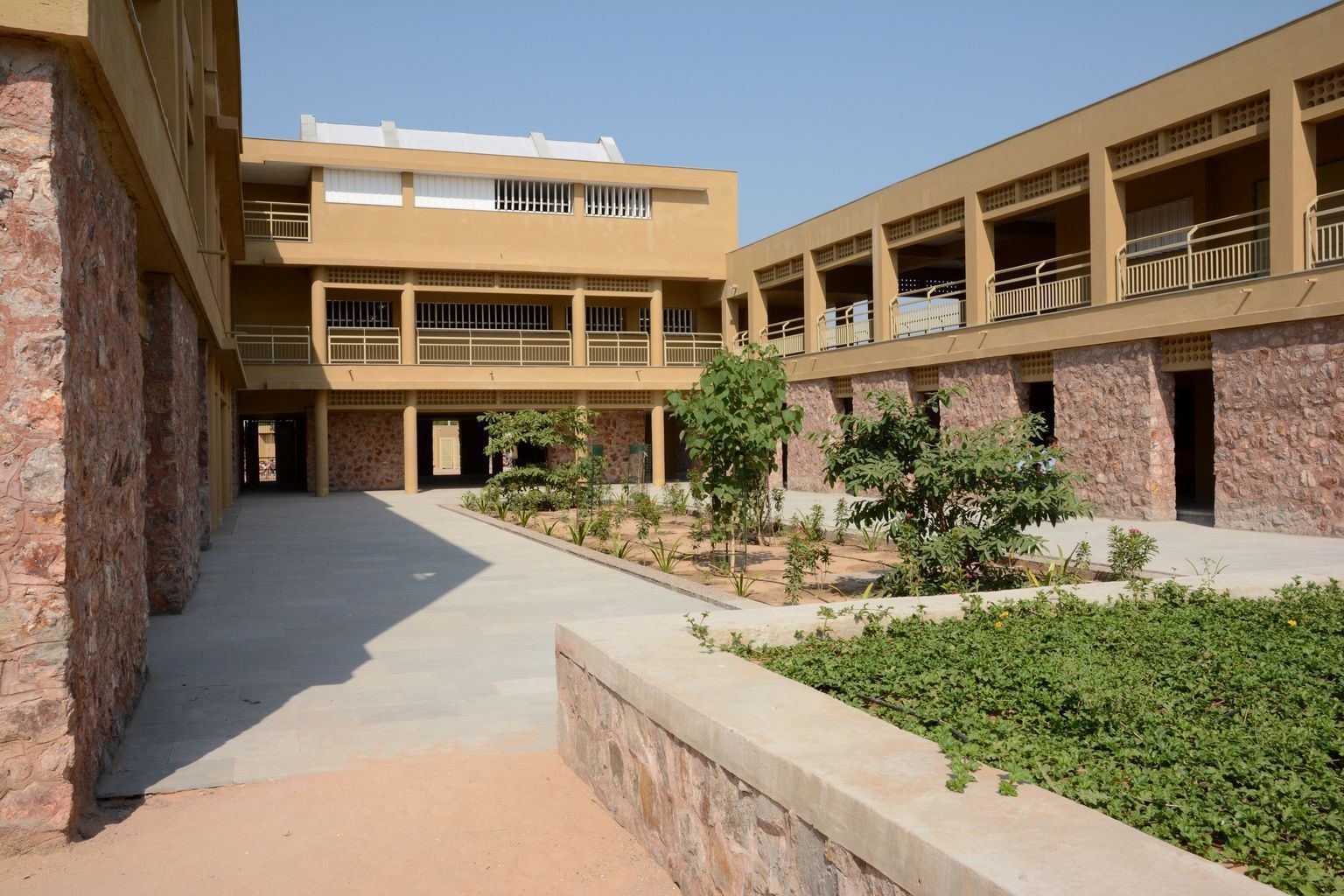 Shardashish School in Chappi designed by Indigo Architects