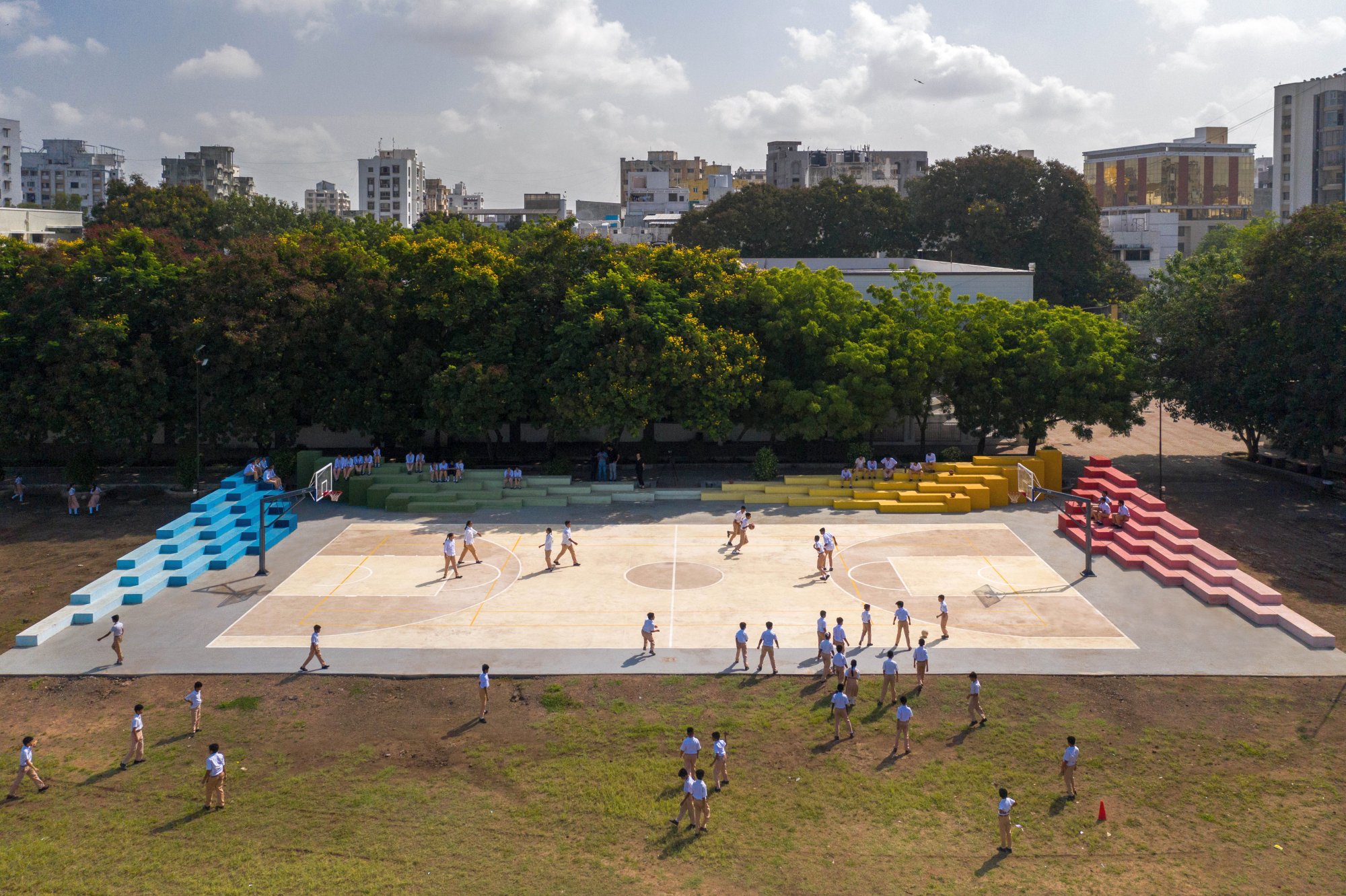 Multipurpose Court at St. Mary’s School, Rajkot, by playball studio 11