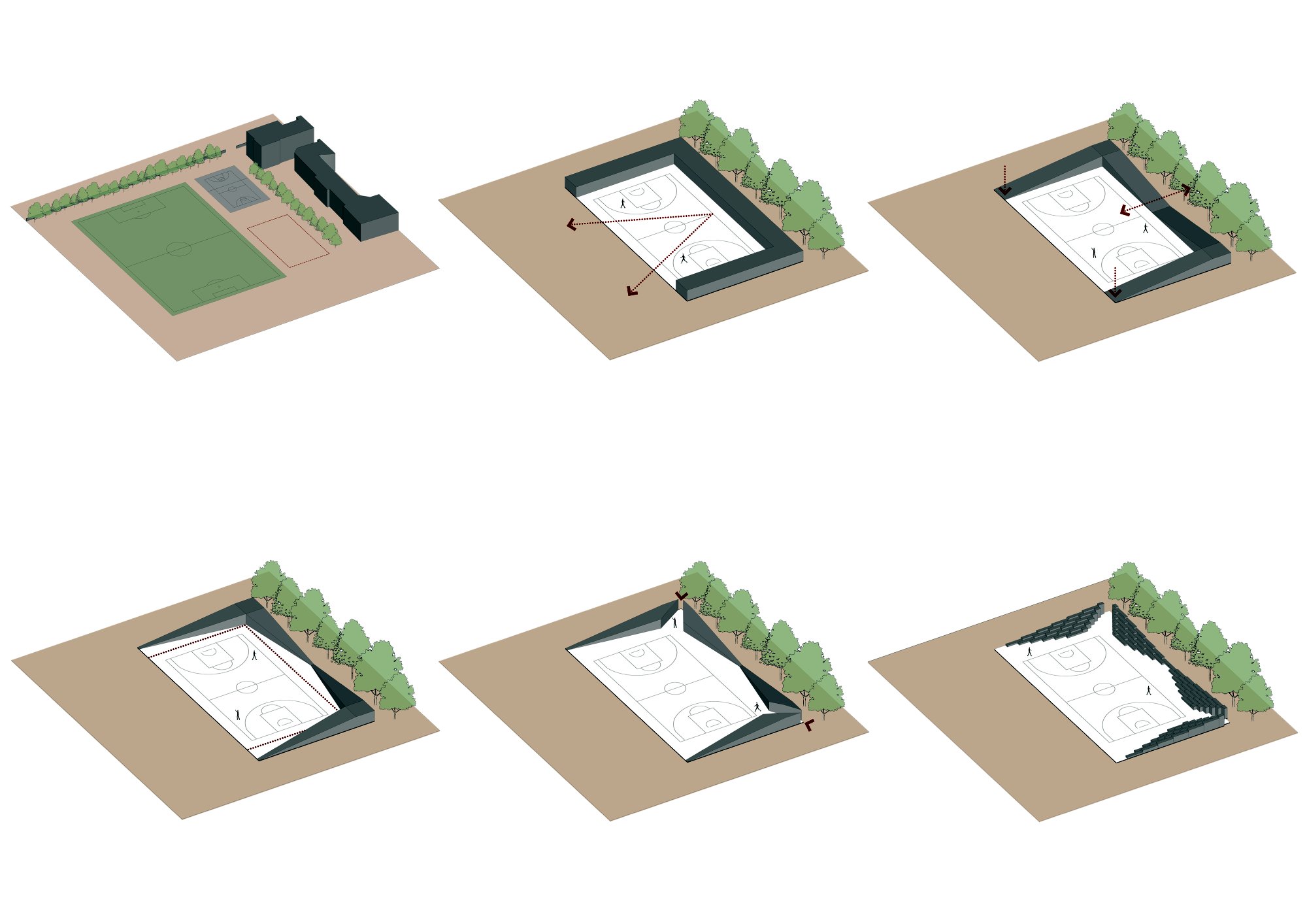 Multipurpose Court at St. Mary’s School, Rajkot, by playball studio 9