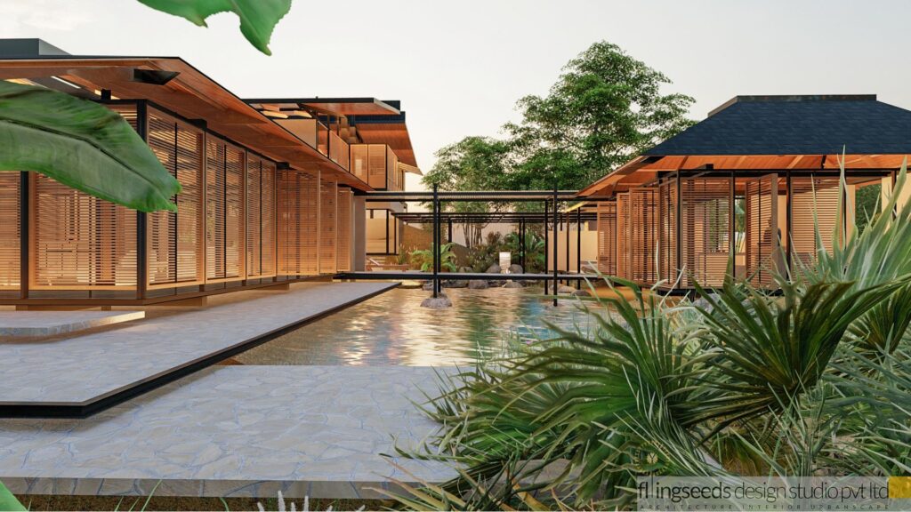Pier House, Noida by Flyingseeds Design Studio
