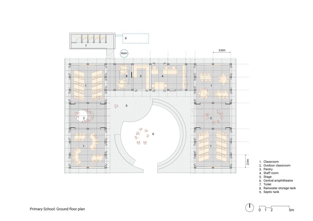 Rural Learning Network: Winning entry for IIA Satara Prototype Design competition for rural public buildings by APC Associates 9