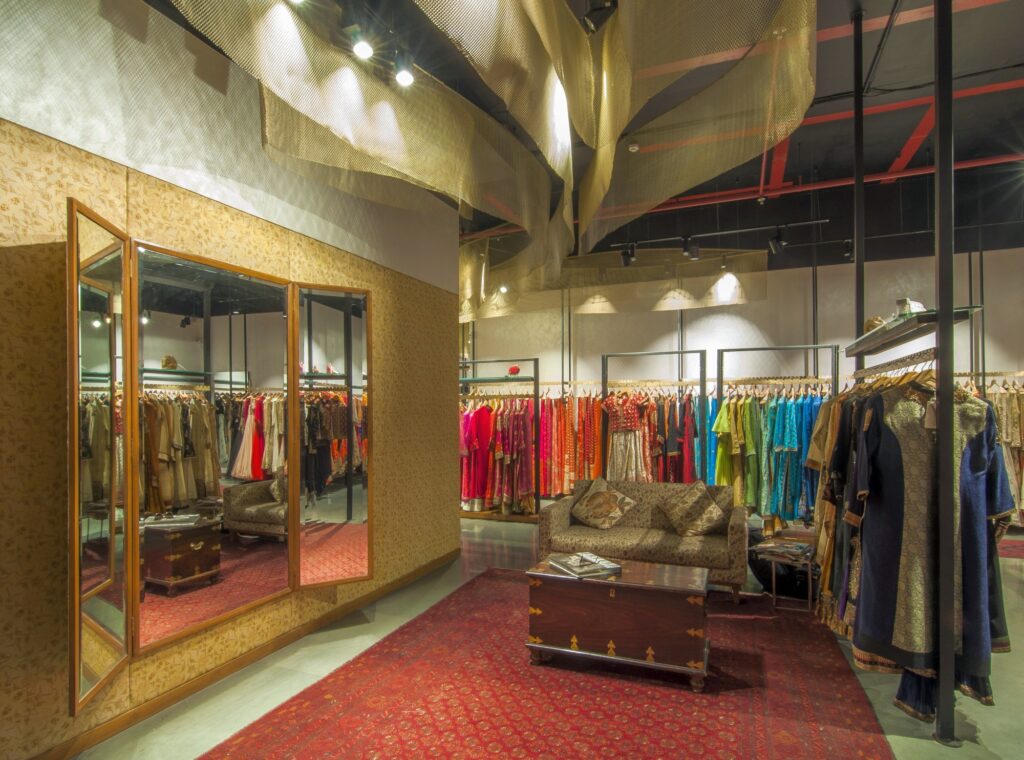 Ritu Kumar Store, Palladium, Mumbai, by Studio Pomegranate