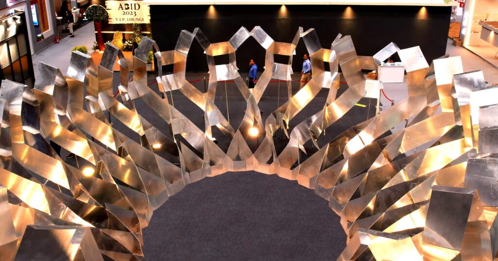 Oishi: An origami sculpture and pavilion at Kolkata, by ABID and Ankon Mitra 22