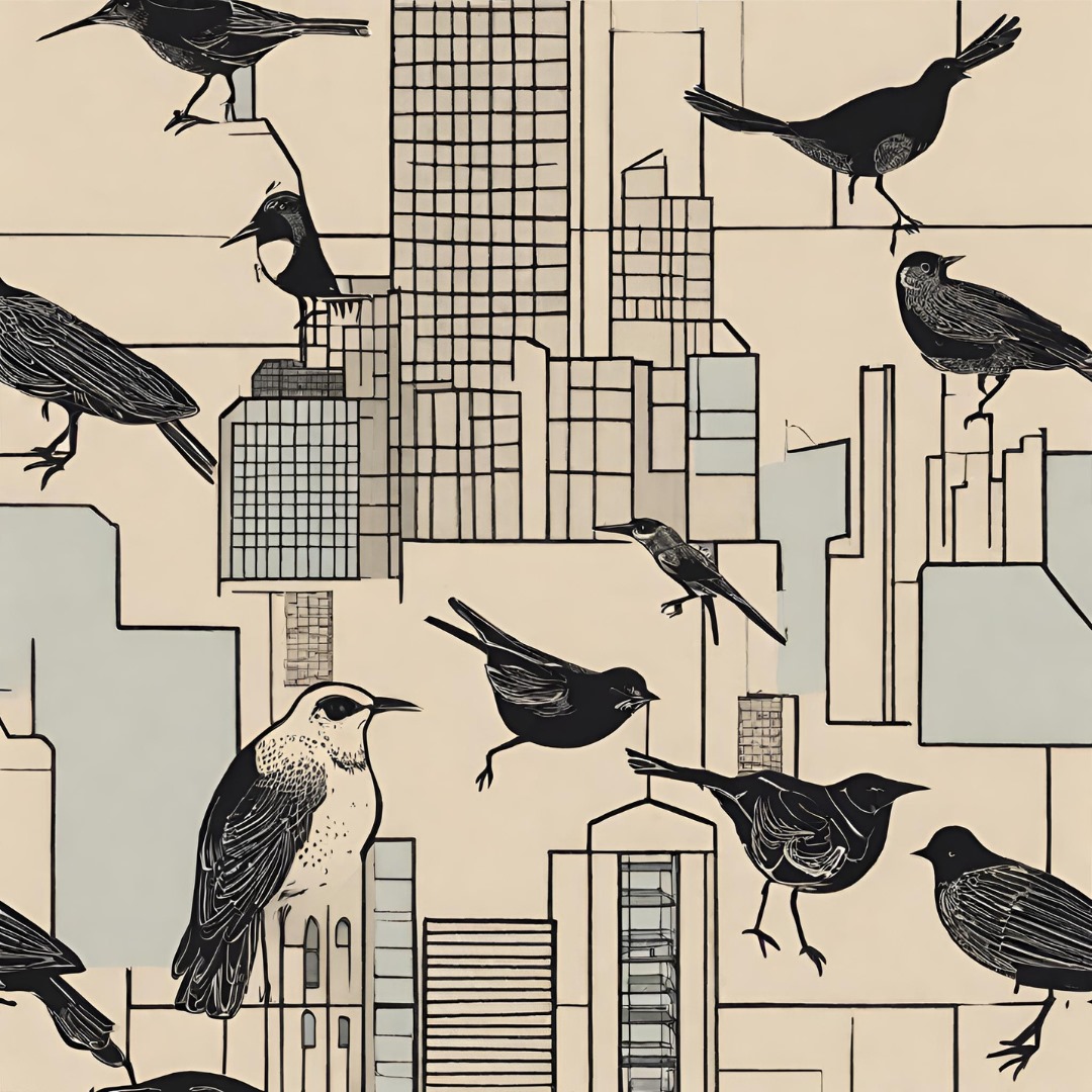 Winged Citizens: Nurturing Avian Life through Thoughtful Urbanism Credits- Canva Image Generator