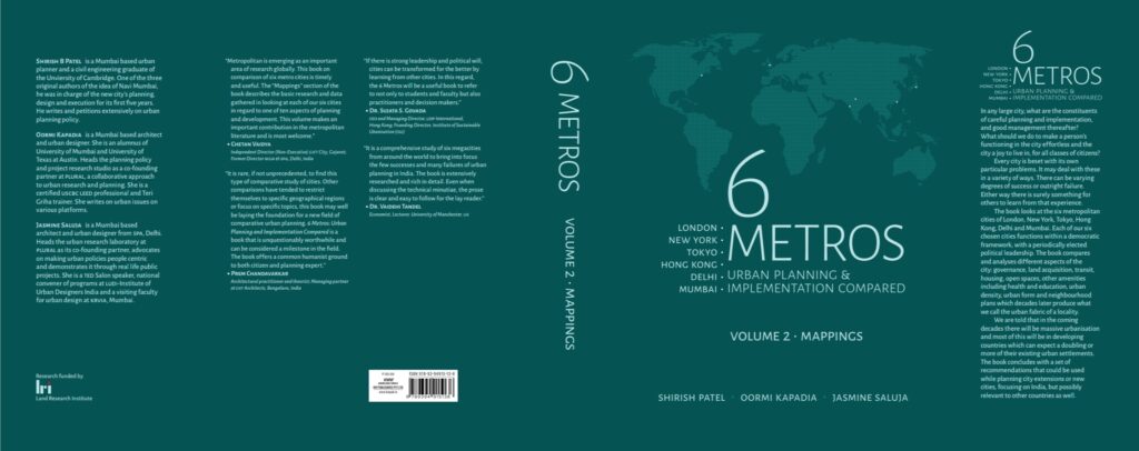 "A book that is unquestionably worthwhile and can be considered a milestone in the field." Prem Chandavarkar on 6 Metros: Urban Planning & Implementation Compared 4