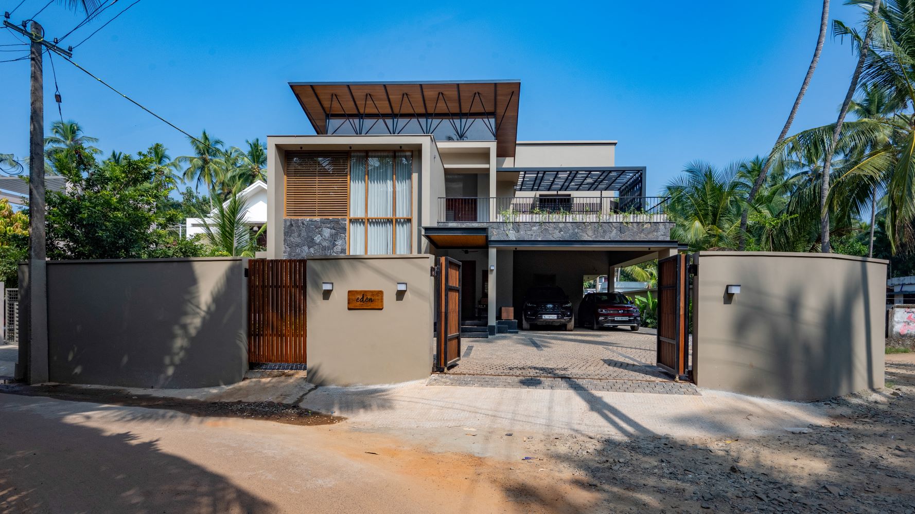 Entrance to Eden, Calicut, India, by Greenline Architects. Photograph by Nathan Photos