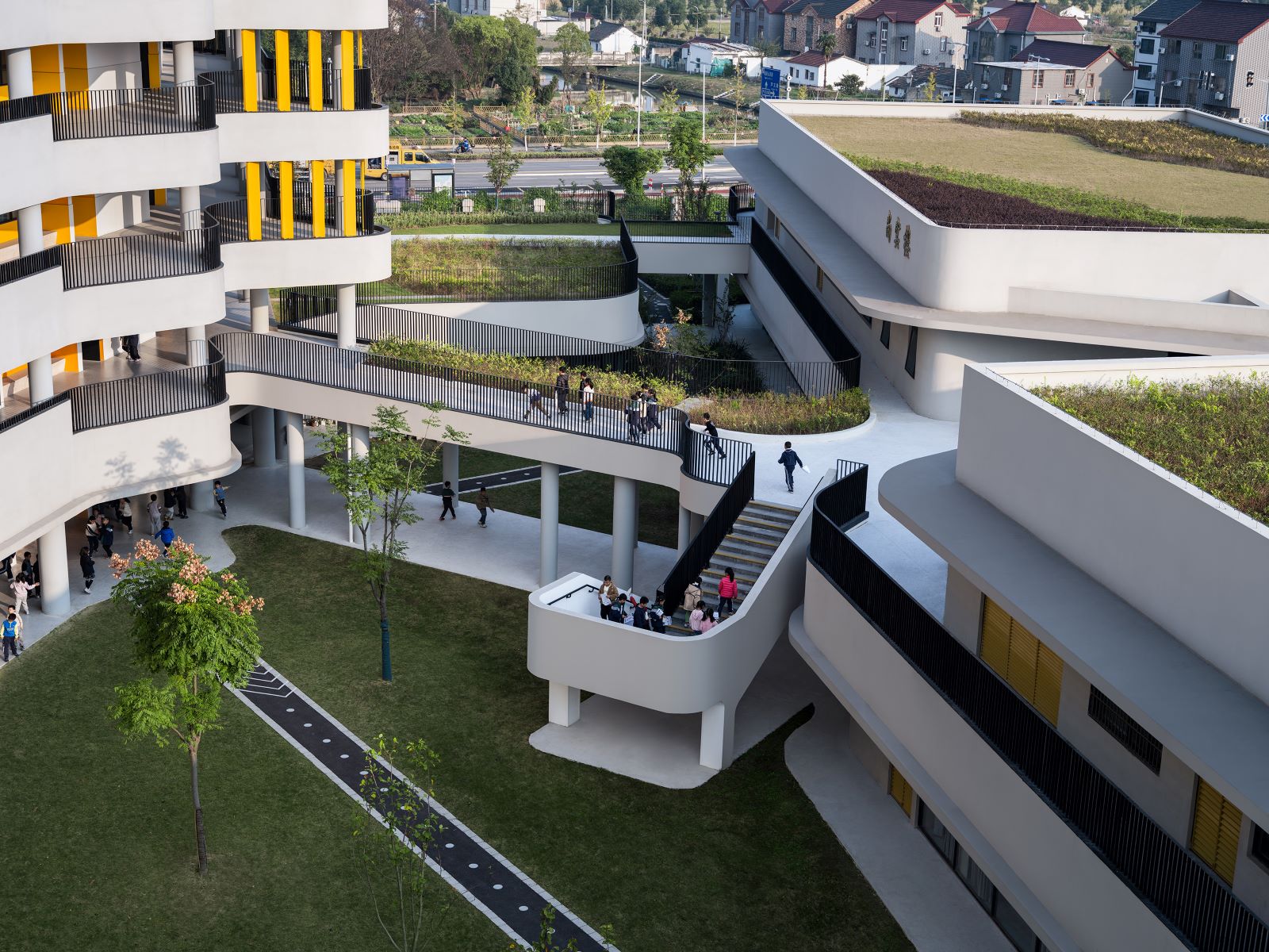 Chonggu Experimental School, Qingpu, by BAU (Brearley Architects + Urbanists)