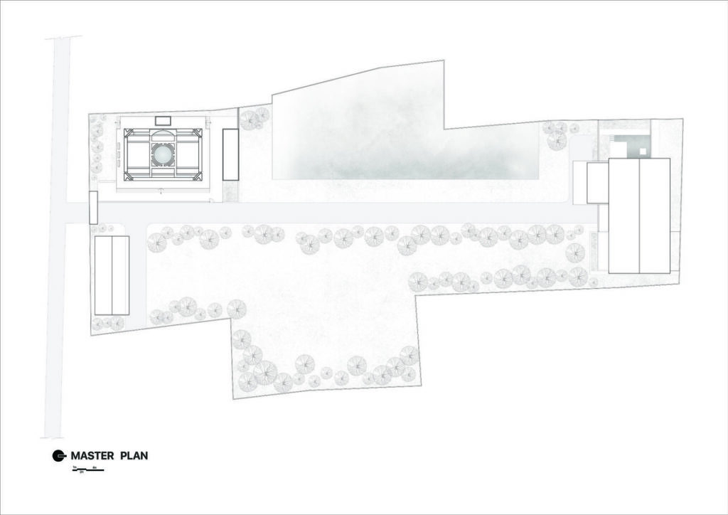 Master Plan, Bait-Ur-Raiyan Mosque, Madaripur, Bangladesh, by Cubeinside