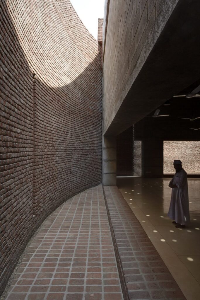 Bait ur Rouf Jame Mosque, Dhaka, Bangladesh, by Marina Tabassum Architects. Photograph by Rajesh Vora