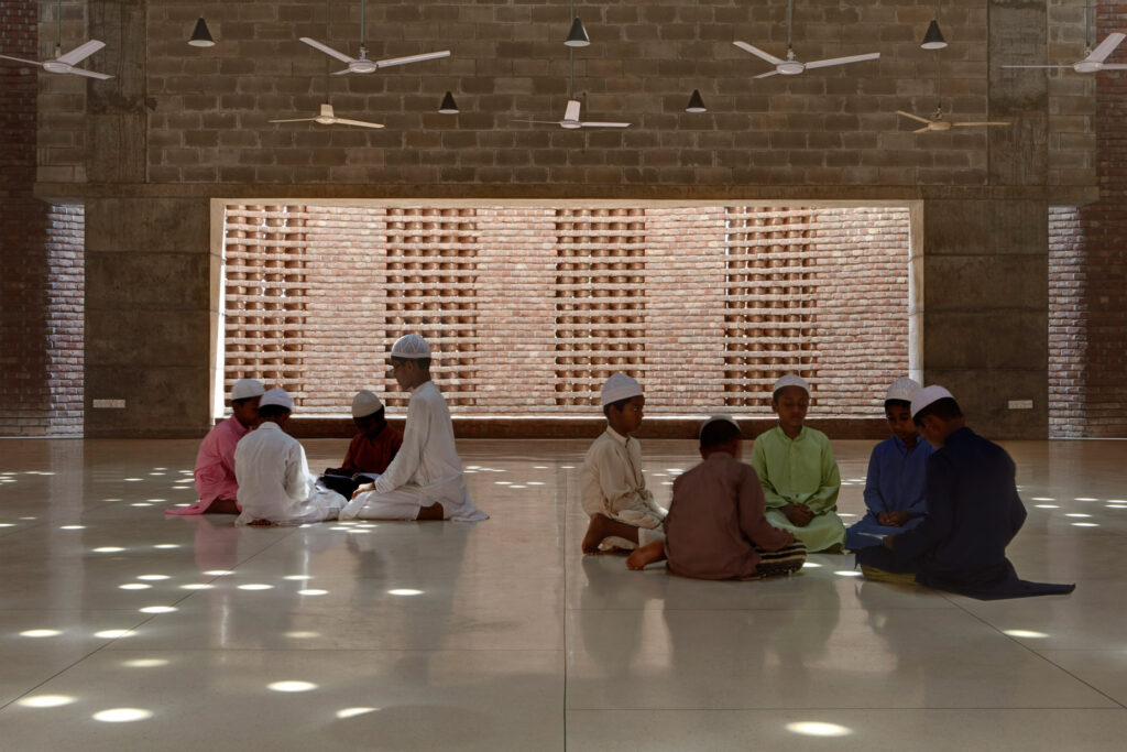 Bait ur Rouf Jame Mosque, Dhaka, Bangladesh, by Marina Tabassum Architects. Photograph by Rajesh Vora