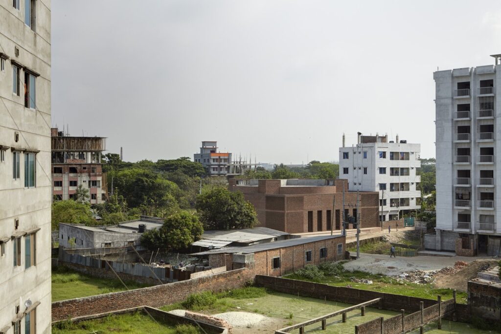 Bait ur Rouf Jame Mosque, Dhaka, Bangladesh, by Marina Tabassum Architects. Photograph by Rajesh Vora