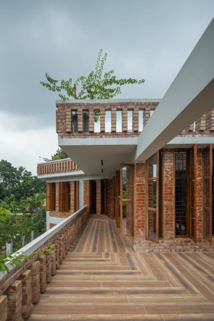 Terrace, Hawladar Bari, Shibchar, Bangladesh, by Maruf Raihan.Works. Photograph by Maruf Raihan