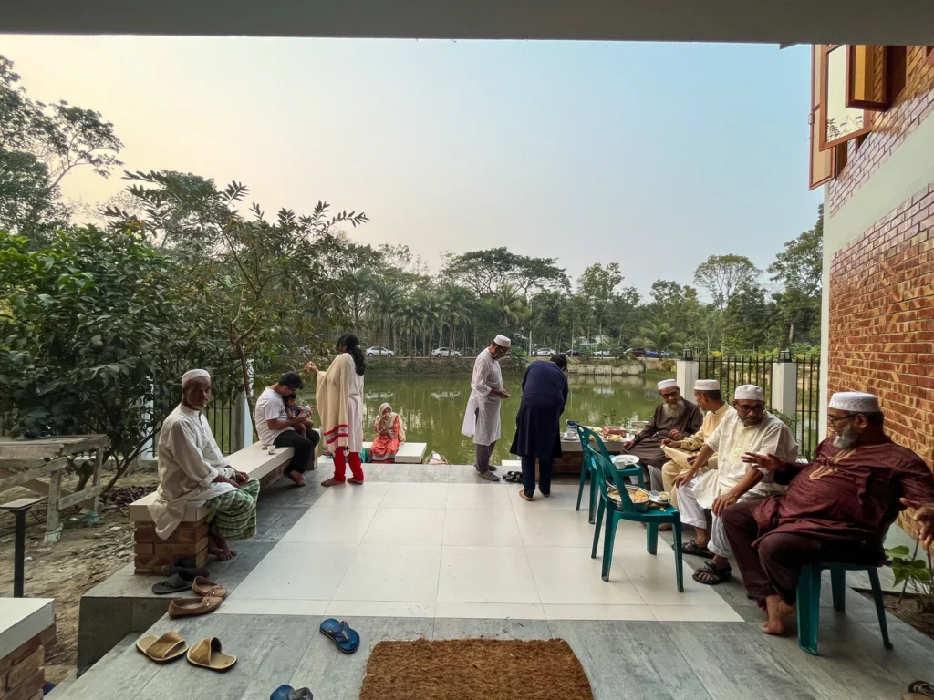 Exterior, Hawladar Bari, Shibchar, Bangladesh, by Maruf Raihan.Works. Photograph by Maruf Raihan