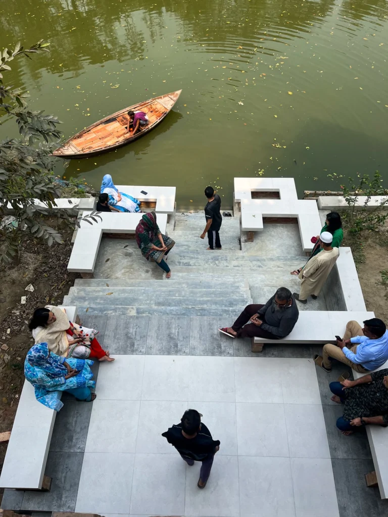 Exterior, Hawladar Bari, Shibchar, Bangladesh, by Maruf Raihan.Works. Photograph by Maruf Raihan