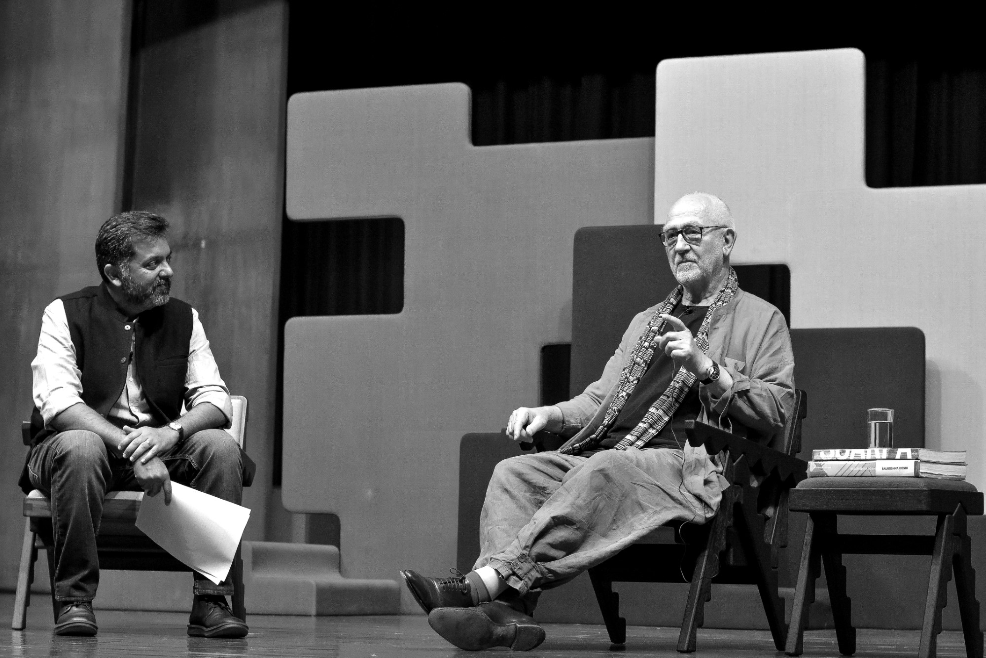 Peter Zumthor in conversation with Bijoy Ramachandran © Parikshith Kalkai
