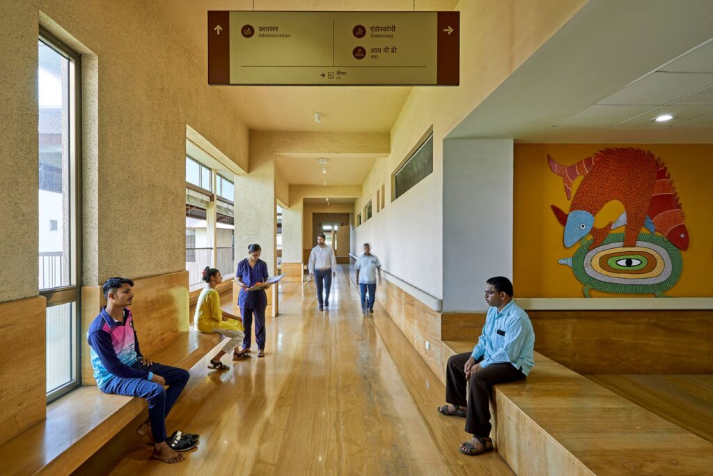 JSW Sanjeevani Multispeciality Hospital, Dolvi, Maharashtra, by SJK Architects © Rajesh Vora