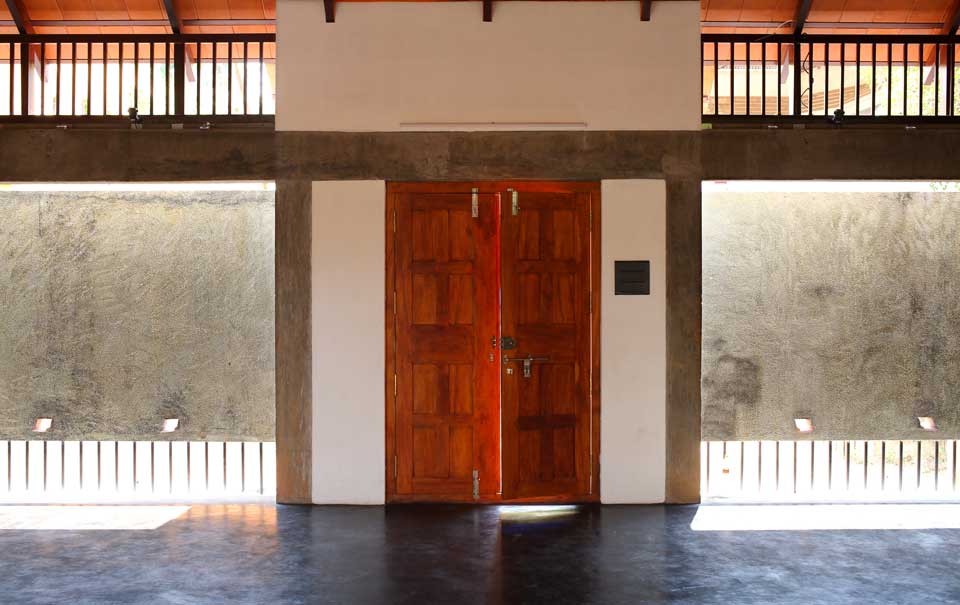 Interior view, Santham Dance School, Thrissur, Kerala, by DD Architects. Photographer: Manoj Parameshwaram 