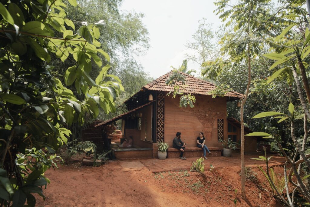 Exterior. Shwasam Multipurpose Hall, Aliparamba, Kerala, by ShriAbodes. Photographs: Jino Sam