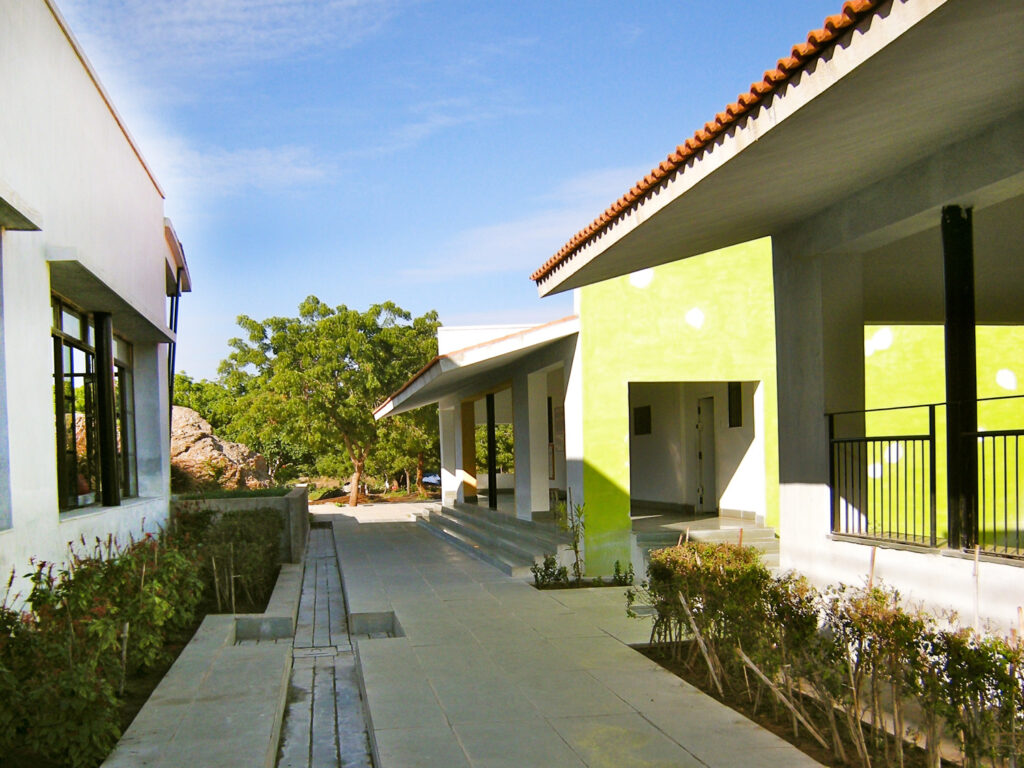 Sparkrill International School, Warangal, Telangana, by SJK Architects. Photograph credits Rajesh Vora