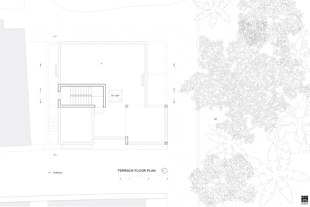 Floor Plan. Tetris Garden , Surat, India, by Roomoor