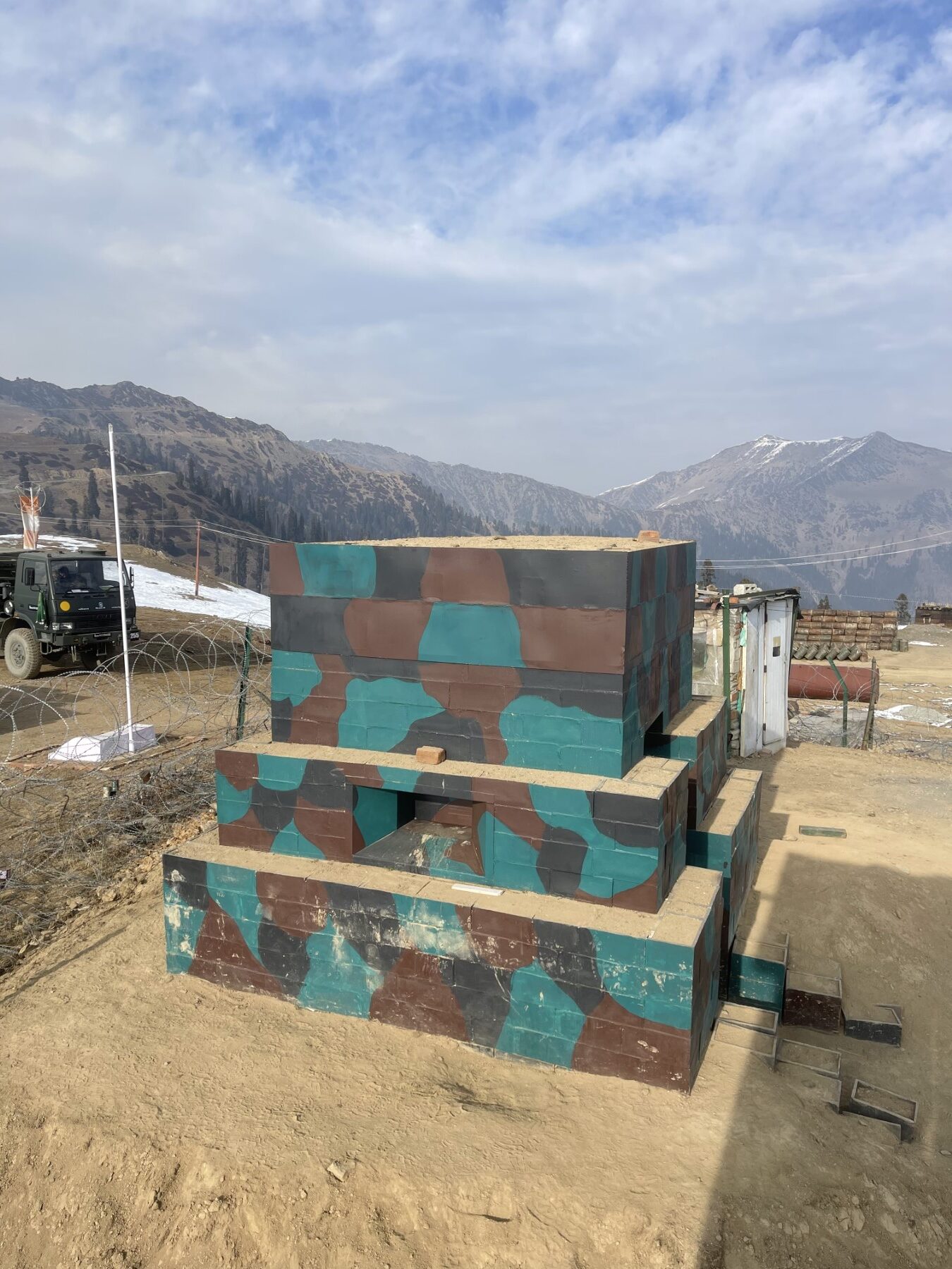 Carbon-Neutral Modular Permanent Defense for the Indian Army, by R+D Studio