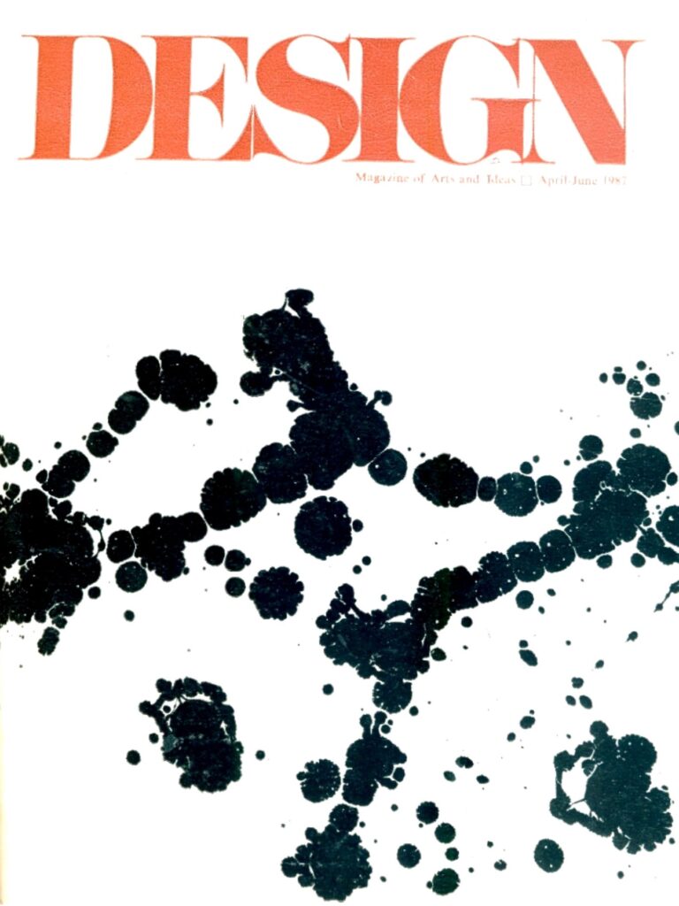 DESIGN magazine, April-June 1987. Courtesy of Sarbjit Bahga.