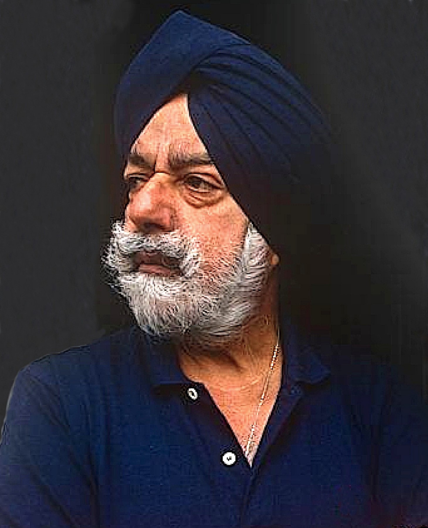 Patwant Singh (28 March 1925 – 8 August 2009). Photo courtesy - Jeet Malhotra. (Custom)