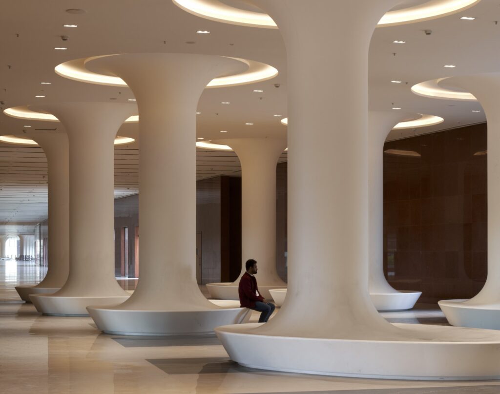 Surat Diamond Bourse, Gujarat, by Morphogenesis. photography by Edmund Sumner