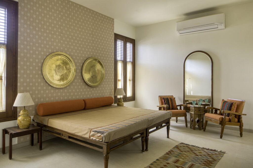 interior. Casa Aum, Ahmedabad, India, by Mistry Architects. Photograph by Umang Shah