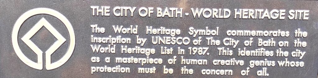 Bath UNESCO Heritage Plate 