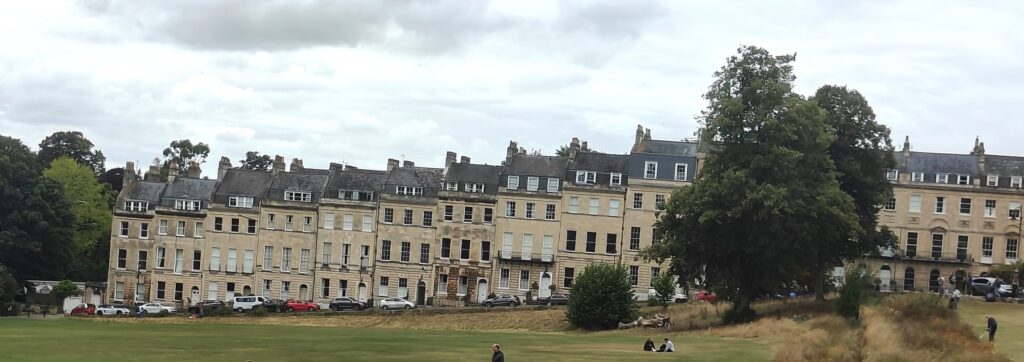 Stepped houses of the Royal Crescent. © Suneet Paul 