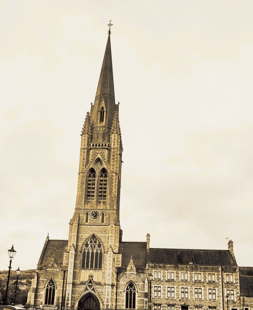 The much-talked about Victorian styled and spired St. John’s Church. © Suneet Paul 