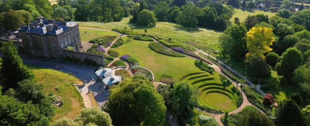 Outskirts of Bath—the American Museum and Gardens spread over 125 acres of lush countryside. 
Source: American museum and Gardens website