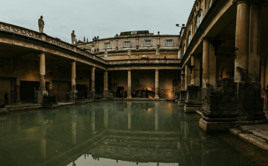 The Roman Baths built in fireproof terracotta tiles portray a cultural context. © Suneet Paul        