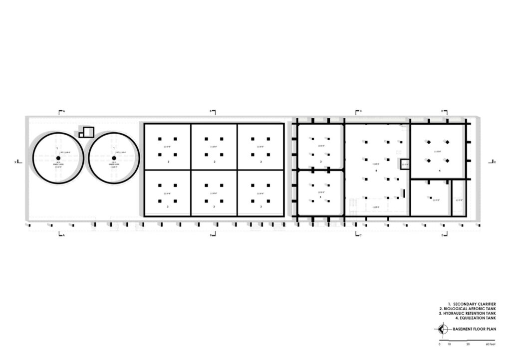 Basement Floor Plan, ETP for Reefat Garments, Bangladesh. © SILT