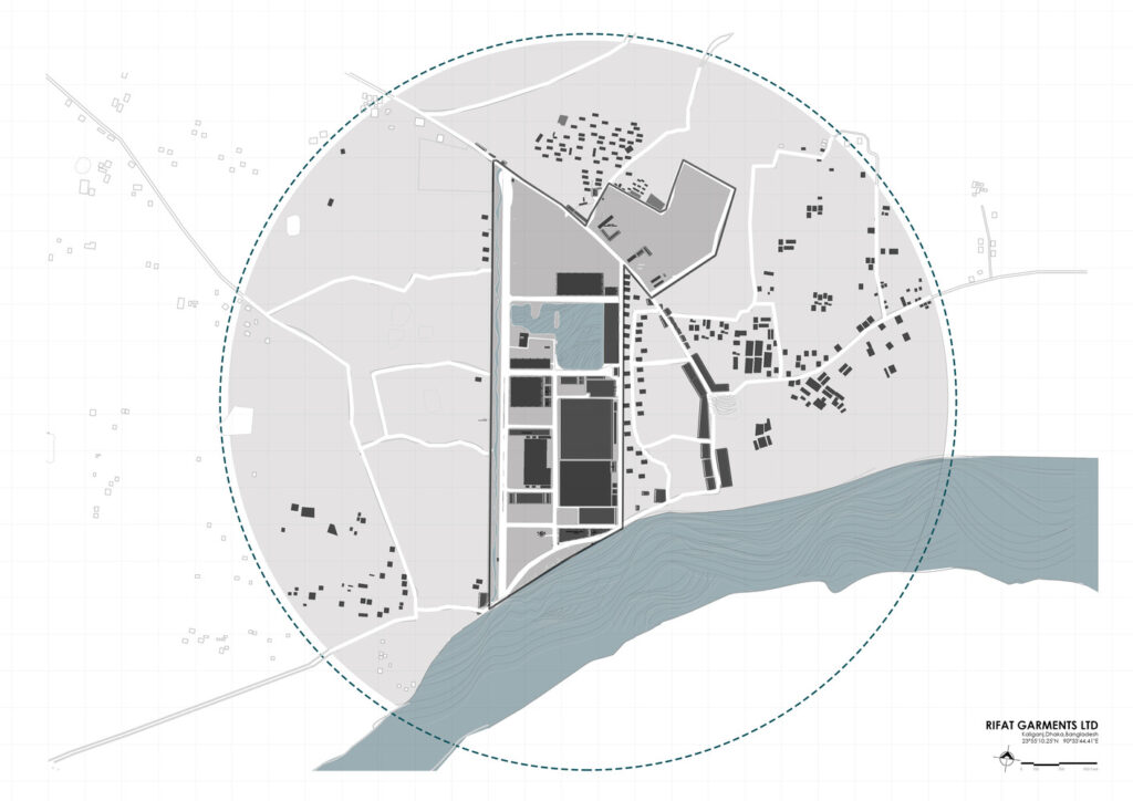 Site Plan, ETP for Reefat Garments, Bangladesh. © SILT