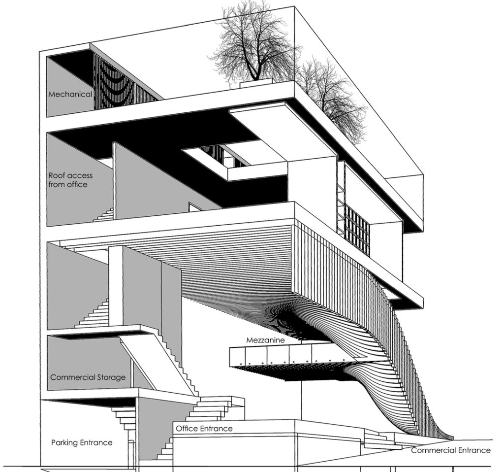 Termeh Office Commercial Building, Hamedan, Iran, by Farshad Mehdizadeh Architects and Ahmad Bathaei 17