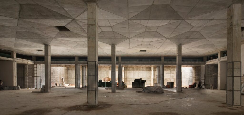 Construction Process. Humayun’s Tomb Site Museum, New Delhi, by vir.mueller architects. © Suryan//Dang and vir.mueller architects