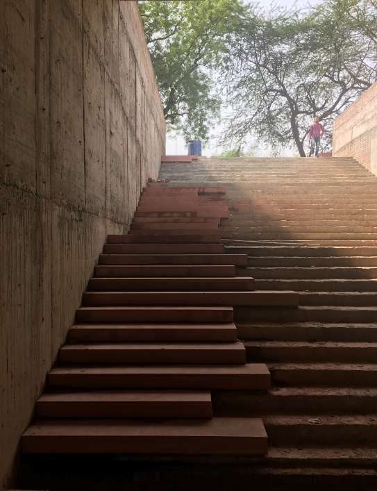 Construction Process. Humayun’s Tomb Site Museum, New Delhi, by vir.mueller architects. © Suryan//Dang and vir.mueller architects