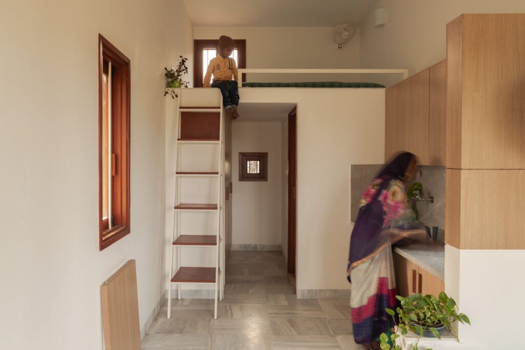 Interior. Tiny House by Harshit Singh Kothari, Tanvi Jain. © The Space Tracing Company