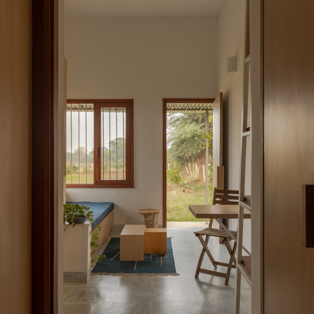 Interior. Tiny House by Harshit Singh Kothari, Tanvi Jain. © The Space Tracing Company