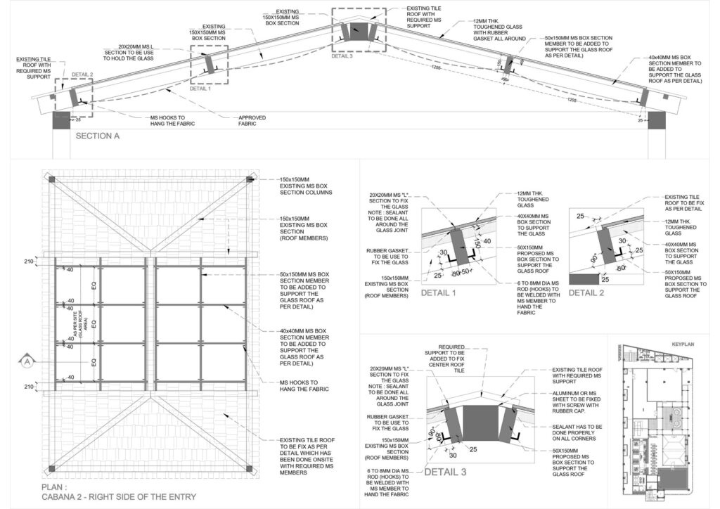 Cabana Detail 02, Notorious, Jalandhar, Punjab, by Studio Dashline