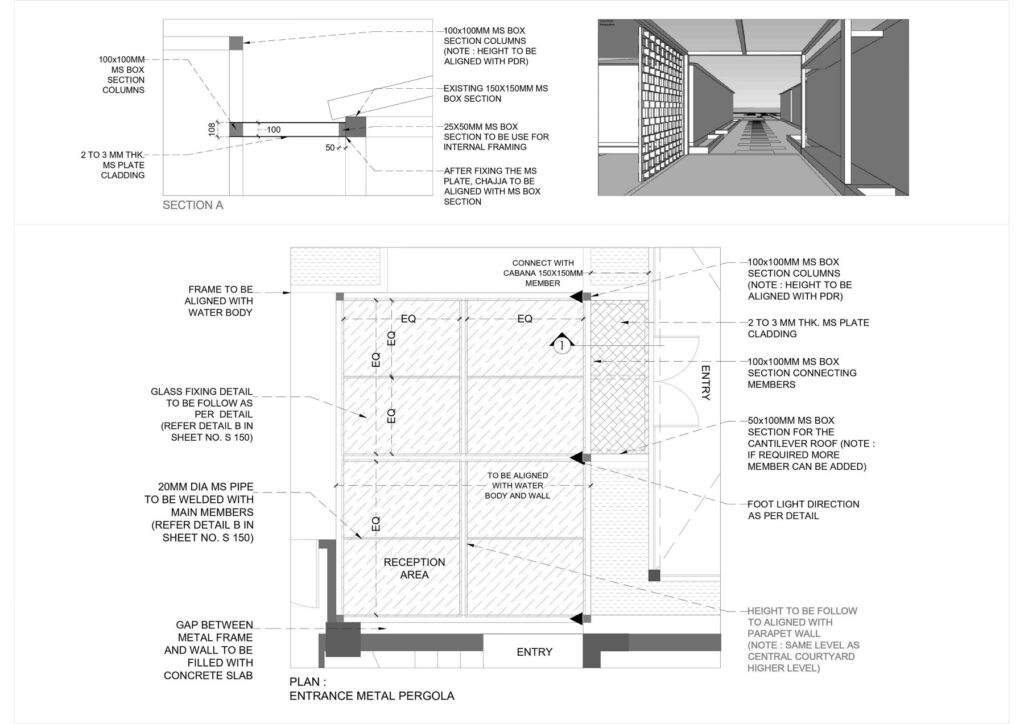 Pergola Detail 02, Notorious, Jalandhar, Punjab, by Studio Dashline