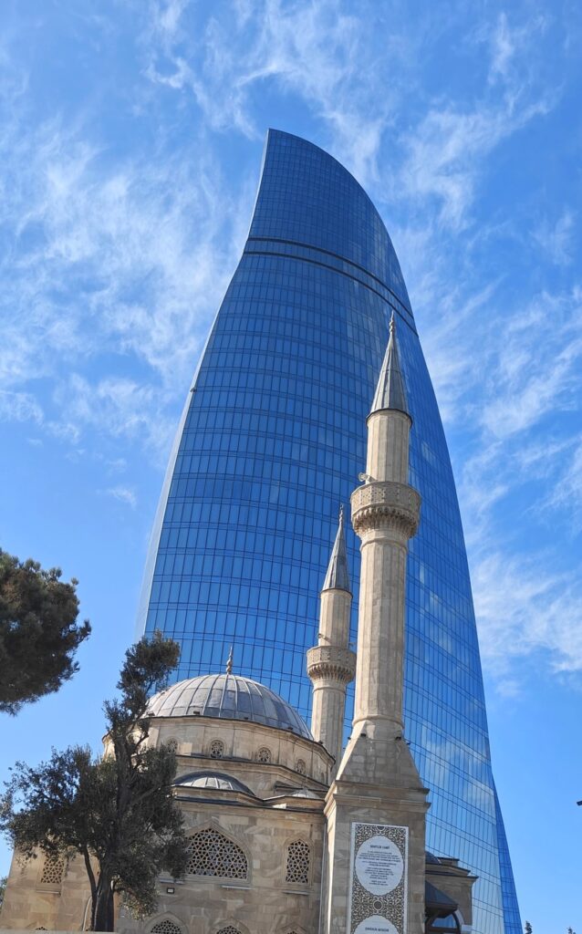 The blend of the contemporary and modern in Baku. © Suneet Paul