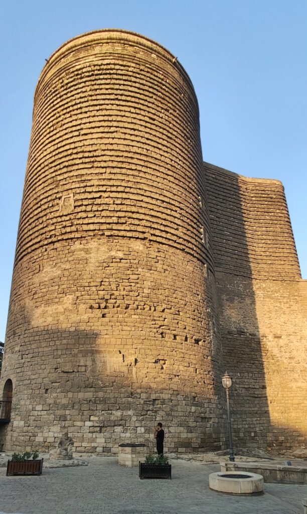 The iconic centuries-old Maidan Tower in the Baku Old City. © Suneet Paul