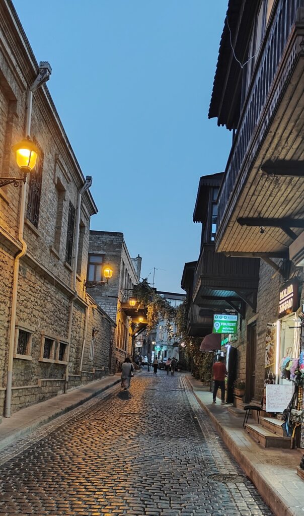 Old time charm—a stone paved street-image in the Old City. © Suneet Paul