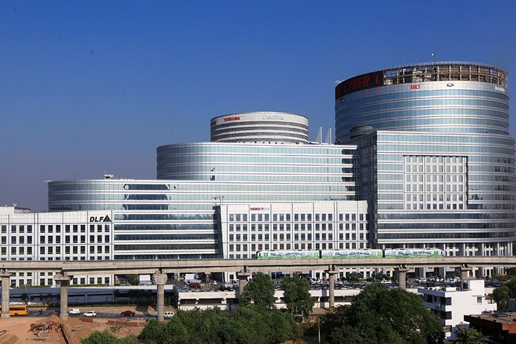 Buildings that cannot survive without air conditioning. (DLF Building, Gurugram). Photo courtesy of Author.