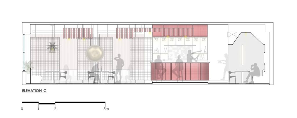 Elevation C - Dinner Bell, by W5 Architects