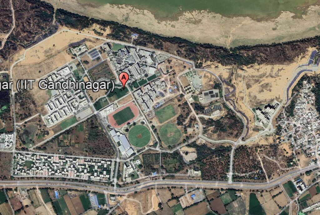 Master plan for IIT Gandhinagar. By Suneet Paul via Google Maps